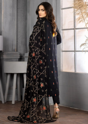 Dastak DK-35 : Stitched Embroidered Lawn 3pc - Kleren