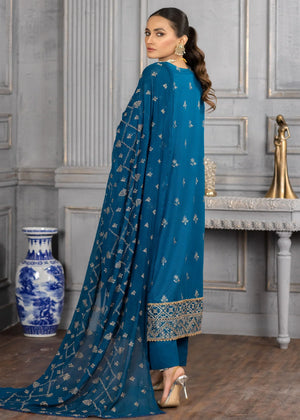 Dastak DK-36 : Stitched Embroidered Lawn 3pc - Kleren