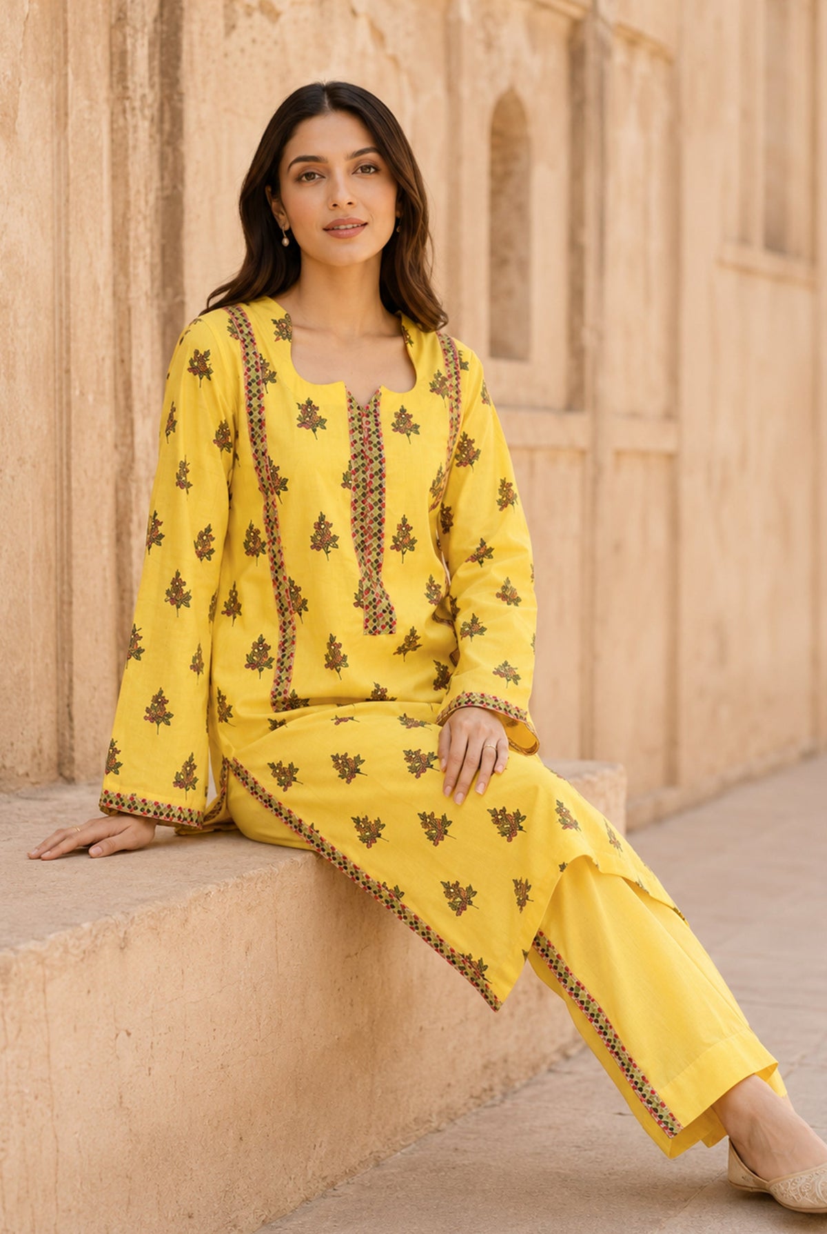 Aroma A-55 : Printed Lawn 2 Piece
