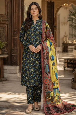 Farda F-23 : Digital Printed Doria Lawn 3 Piece