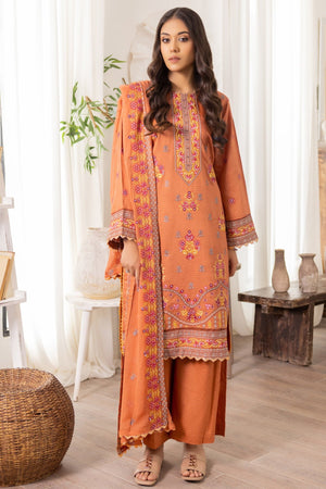 Flora F-22 : Embroidered Viscose 3PC - Kleren