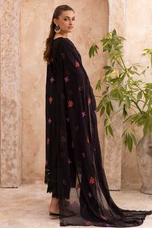 Mahhe MH-07 : Embroidered Lawn 3PC - Kleren