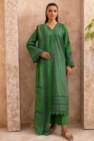 Mahhe MH-08 : Embroidered Lawn 3PC - Kleren