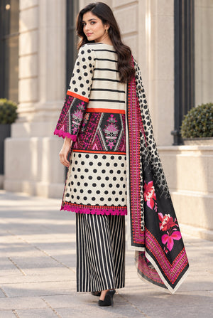 Mehr-O-Maah M-27 digital printed khaddar 3 piece suit
