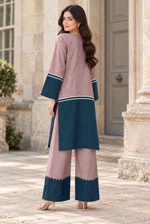 NOVA NV-03 stitched dyed khaddar 2 piece suit