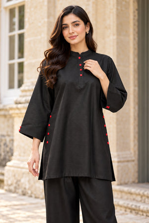 NOVA NV-04 stitched dyed khaddar 2 piece suit