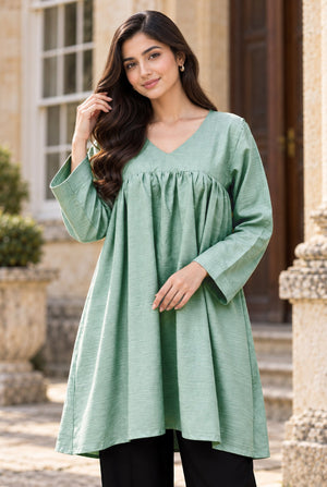 NOVA NV-09 stitched dyed khaddar 2 piece suit