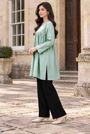 NOVA NV-09 stitched dyed khaddar 2 piece suit