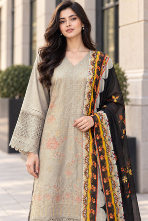 Sarang S-35 embroidered karandi 3 piece suit