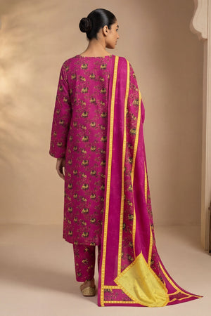 Vasl D-37 : Printed Lawn 3PC - Kleren