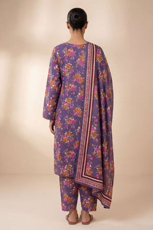 Vasl D-45 : Printed Lawn 3PC - Kleren