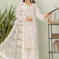 Sarang S-32 : Embroidered Slub Karandi 3PC - Kleren