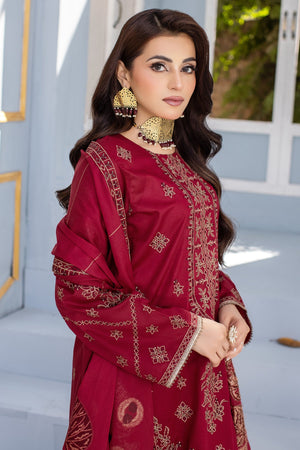 Dastak DK-48 : Embroidered Lawn 3pc - Kleren