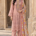 Flora F-40 stitched embroidered viscose 3 piece suit