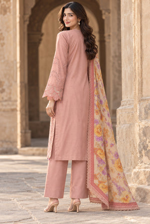 Flora F-40 stitched embroidered viscose 3 piece suit