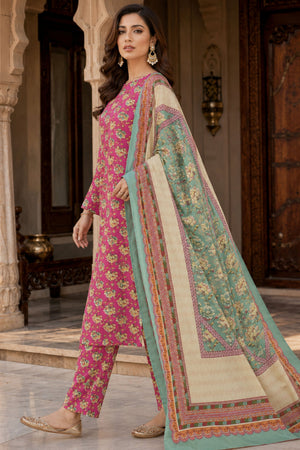 Farda F-29 : Digital Printed Doria Lawn 3 Piece