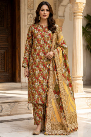 Farda F-33 : Digital Printed Doria Lawn 3 Piece