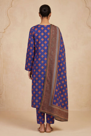 Ibtida I-25 : Printed Lawn 3PC - Kleren