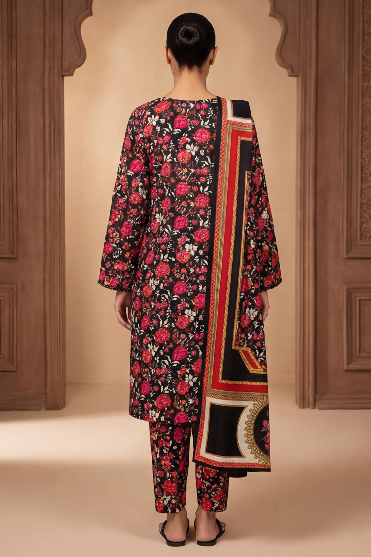 Ibtida I-34 : Printed Lawn 3PC - Kleren