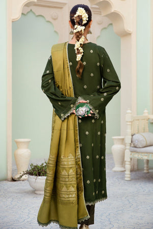 Imroz I-11 : Embroidered Viscose 3PC - Kleren