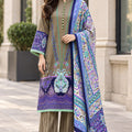 Mehr-O-Maah M-21 digital printed khaddar 3 piece suit