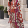 Mehr-O-Maah M-22 digital printed khaddar 3 piece suit