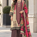 Mehr-O-Maah M-24 digital printed khaddar 3 piece suit