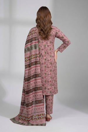 Noura N-27: Printed Lawn 3PC - Kleren