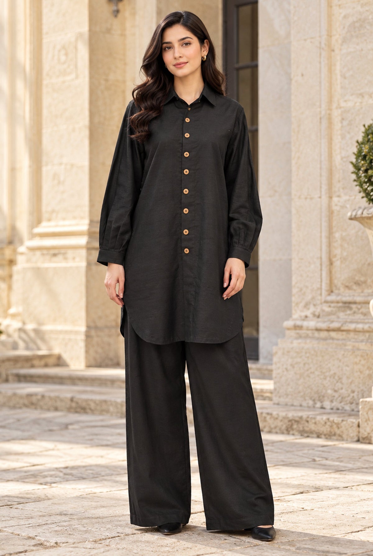 NOVA NV-01 stitched dyed khaddar 2 piece suit