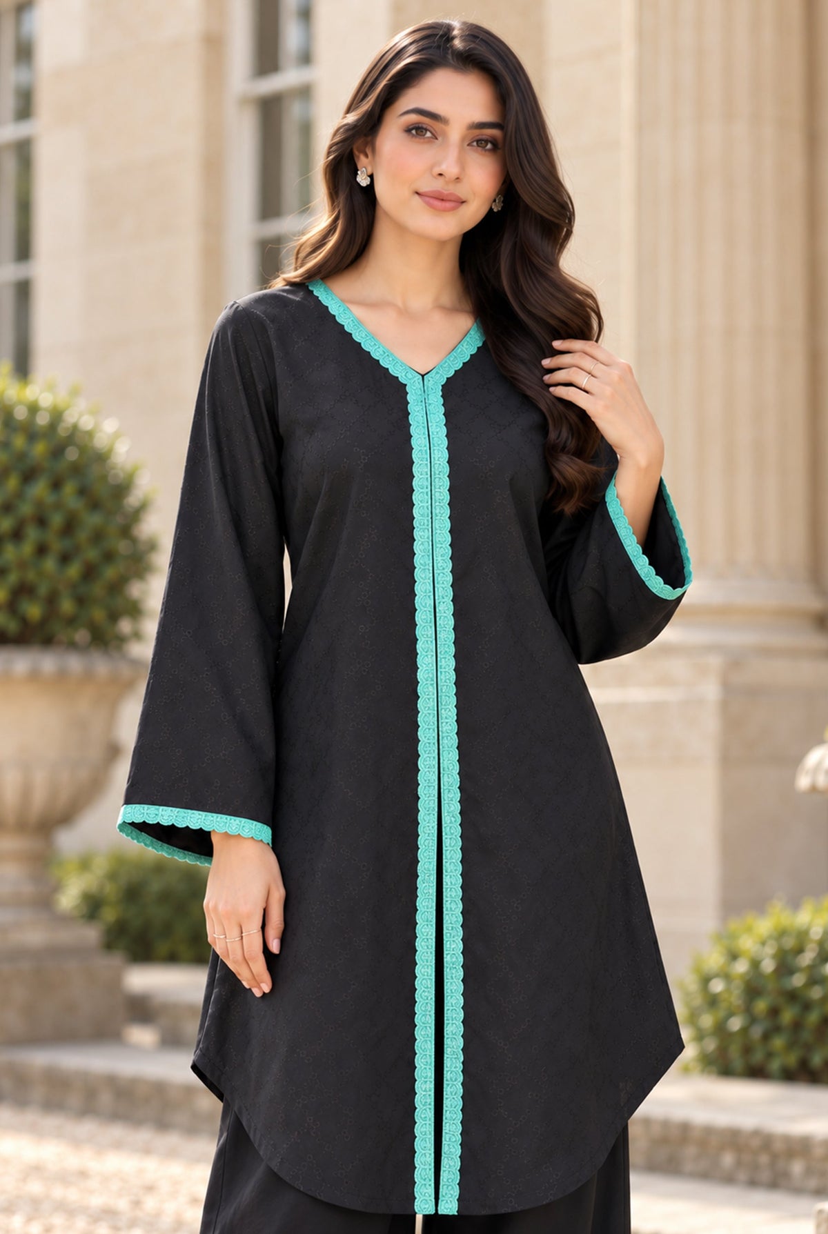 NOVA NV-10 stitched dyed jacquard viscose 2 piece suit