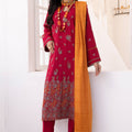 Saffron SA-02 : Embroidered Dhanak 3PC - Kleren