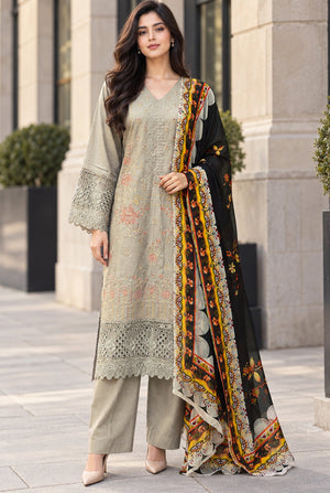 Sarang S-35 embroidered karandi 3 piece suit