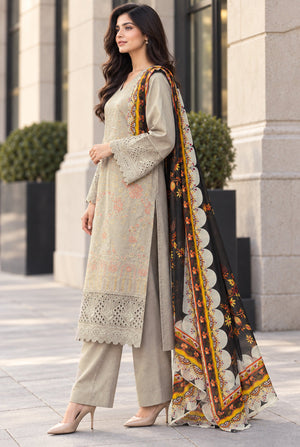 Sarang S-35 embroidered karandi 3 piece suit
