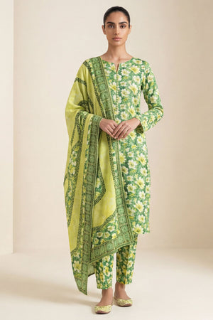 Vasl D-36 : Printed Lawn 3PC - Kleren