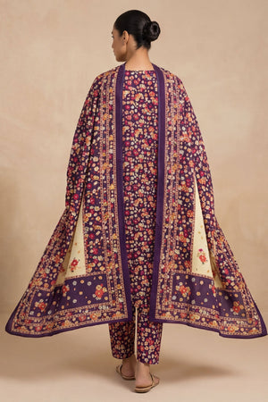 Vasl D-43 : Printed Lawn 3PC - Kleren